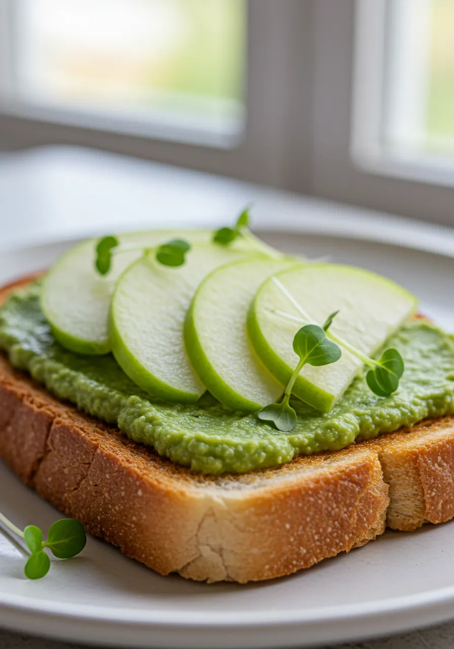 Wasabi Apple Toast